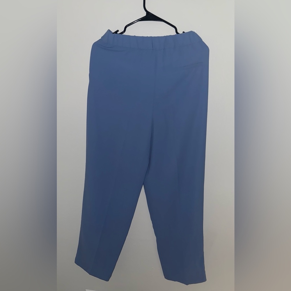 Topshop Blue Pantsuit Classic Straight Leg Design